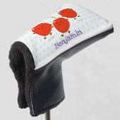 Niedliche Cartoon-Abbildung Golf Headcover (3/4 Vorderseite)