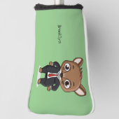 Niedliche Cartoon-Abbildung Golf Headcover (Rotieren 90)