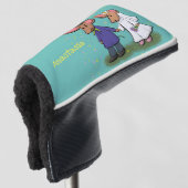 Niedliche Cartoon-Abbildung Golf Headcover (3/4 Vorderseite)