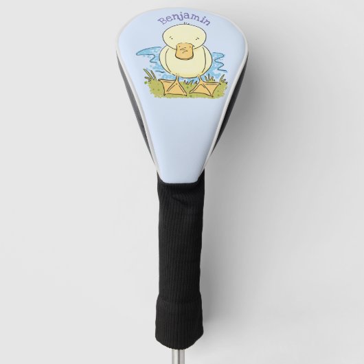 Niedliche Cartoon-Abbildung Golf Headcover (Vorderseite)