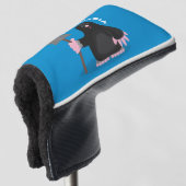 Niedliche Cartoon-Abbildung Golf Headcover (3/4 Vorderseite)
