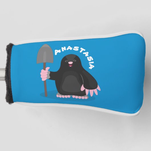 Niedliche Cartoon-Abbildung Golf Headcover (Vorderseite)