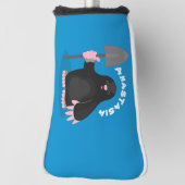 Niedliche Cartoon-Abbildung Golf Headcover (Rotieren 90)