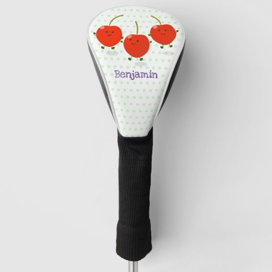 Niedliche Cartoon-Abbildung Golf Headcover (Vorderseite)