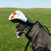 Niedliche Cartoon-Abbildung Golf Headcover (In SItu)