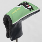 Niedliche Cartoon-Abbildung Golf Headcover (3/4 Vorderseite)