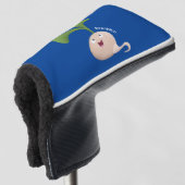 Niedliche Cartoon-Abbildung Golf Headcover (3/4 Vorderseite)