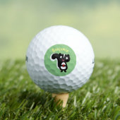 Niedliche Cartoon-Abbildung Golfball (Insitu T-Shirt)