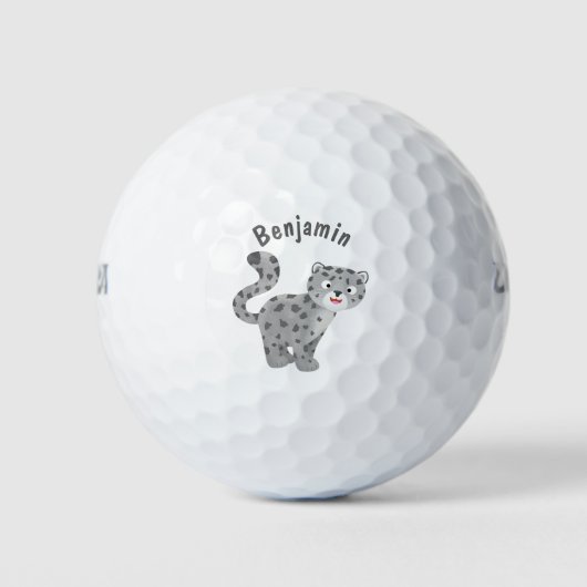 Niedliche Cartoon-Abbildung Golfball (Vorderseite)
