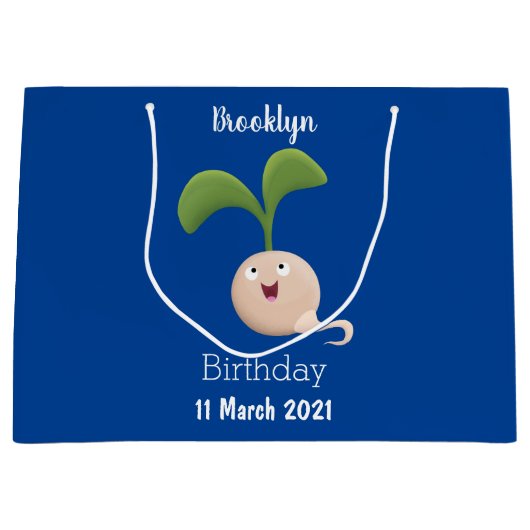 Niedliche Cartoon-Abbildung Große Geschenktüte (Vorderseite)