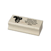Niedliche Cartoon-Abbildung Gummistempel (Stempel)