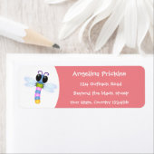 Niedliche Cartoon-Abbildung in Blau und Rosa (Insitu)