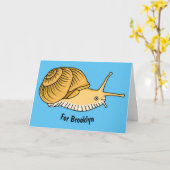 Niedliche Cartoon-Abbildung Karte (Gelbe Blume)