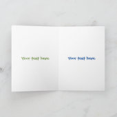 Niedliche Cartoon-Abbildung Karte (Innenseite)