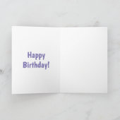 Niedliche Cartoon-Abbildung Karte (Innenseite)