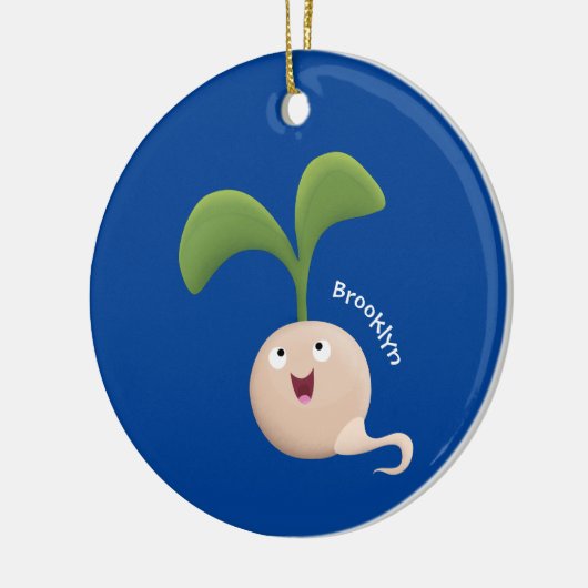 Niedliche Cartoon-Abbildung Keramik Ornament (Links)