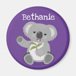 Niedliche Cartoon-Abbildung Koala Magnet