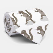 Niedliche Cartoon-Abbildung Krawatte (Gerollt)