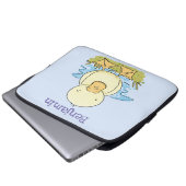 Niedliche Cartoon-Abbildung Laptopschutzhülle (Vorne Knopf)