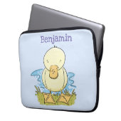 Niedliche Cartoon-Abbildung Laptopschutzhülle (Vorderseite Links)