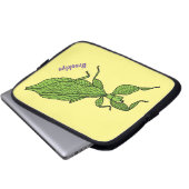 Niedliche Cartoon-Abbildung Laptopschutzhülle (Vorne Knopf)