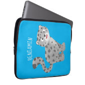 Niedliche Cartoon-Abbildung Laptopschutzhülle (Vorne Rechts)