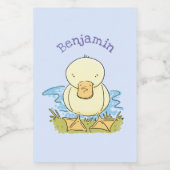 Niedliche Cartoon-Abbildung Lebensmitteletikett (Einzelnes Label)