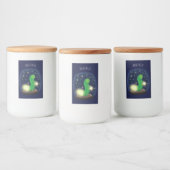 Niedliche Cartoon-Abbildung Lebensmitteletikett (Flaschen)