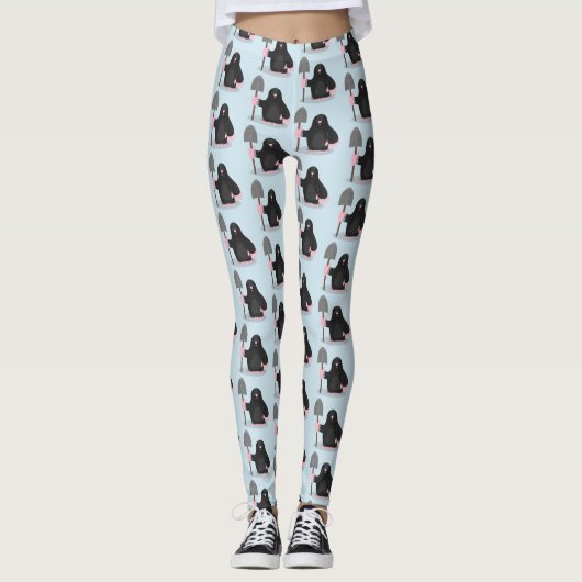 Niedliche Cartoon-Abbildung Leggings (Vorderseite)