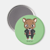 Niedliche Cartoon-Abbildung Magnet (Vorderseite/Rückseite)