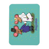 Niedliche Cartoon-Abbildung Magnet (Vertikal)