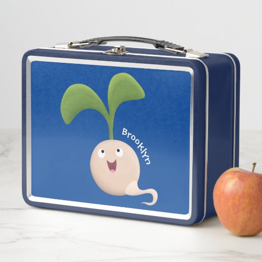 Niedliche Cartoon-Abbildung Metall Brotdose (Beispiel)