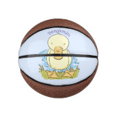 Niedliche Cartoon-Abbildung Mini Basketball (Vorderseite)