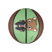 Niedliche Cartoon-Abbildung Mini Basketball (Vertikal)