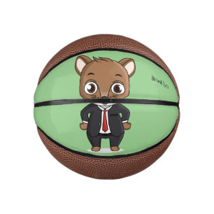 Niedliche Cartoon-Abbildung Mini Basketball