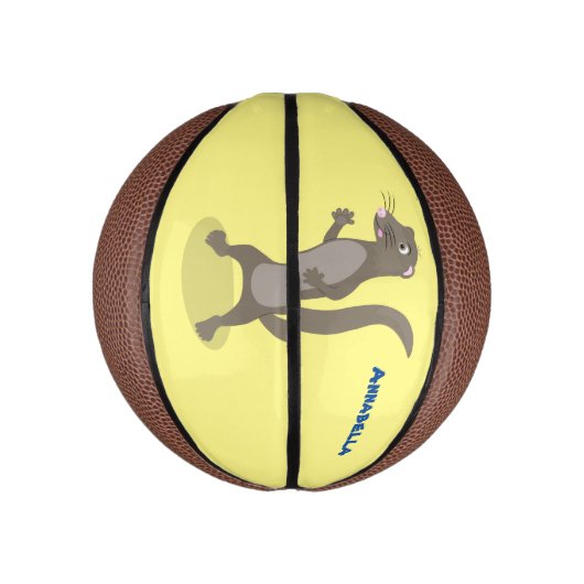 Niedliche Cartoon-Abbildung Mini Basketball (Vertikal)