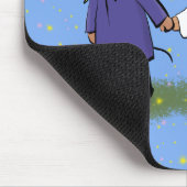 Niedliche Cartoon-Abbildung Mousepad (Ecke)