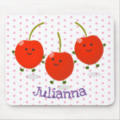 Niedliche Cartoon-Abbildung Mousepad (Vorne)