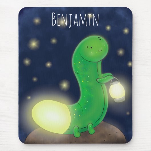 Niedliche Cartoon-Abbildung Mousepad (Vorne)