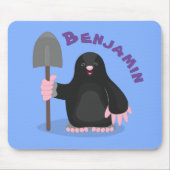 Niedliche Cartoon-Abbildung Mousepad (Vorne)