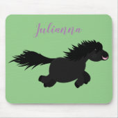 Niedliche Cartoon-Abbildung Mousepad (Vorne)