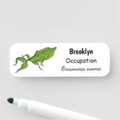 Niedliche Cartoon-Abbildung Namensschild (Beispiel)