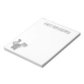 Niedliche Cartoon-Abbildung Notizblock (Rotiert)