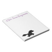 Niedliche Cartoon-Abbildung Notizblock (angewinkelt)