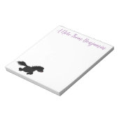 Niedliche Cartoon-Abbildung Notizblock (Rotiert)