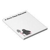 Niedliche Cartoon-Abbildung Notizblock (angewinkelt)