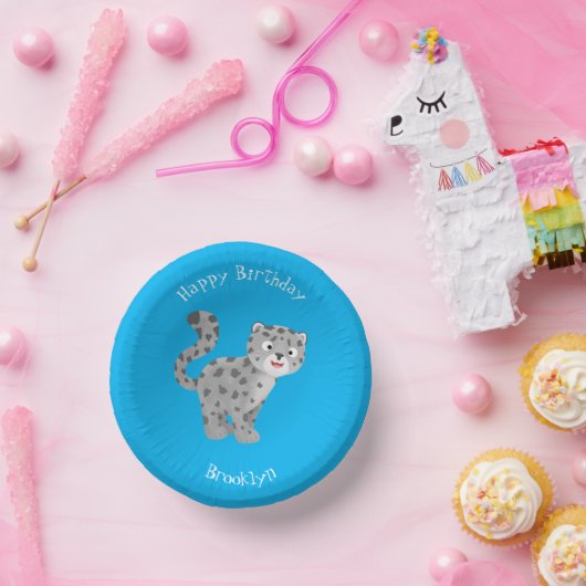 Niedliche Cartoon-Abbildung Pappteller (Party)