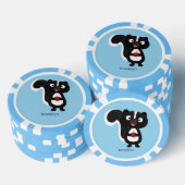 Niedliche Cartoon-Abbildung Pokerchips (Stapel)