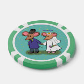 Niedliche Cartoon-Abbildung Pokerchips (Einzeln)