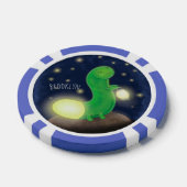 Niedliche Cartoon-Abbildung Pokerchips (Einzeln)